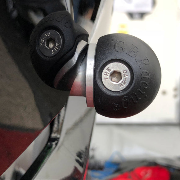 GB Racing Kawasaki Ninja 400 2018-2023 & Z400 2019-2023; Ninja 500 2024 Bullet Frame Slider Set - Race