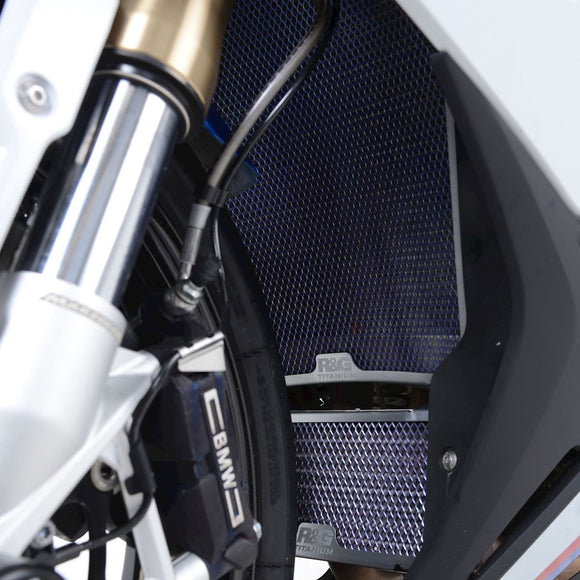 Titanium Radiator Guard for BMW S1000RR '19- '24 & S1000/ S1000 Sport/  S1000R M Sport '21- '24 & M1000RR '21- '24