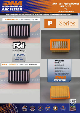 BMW R NINE T (R9T) 1170 (14-20) DNA PERFORMANCE AIR FILTER - 0