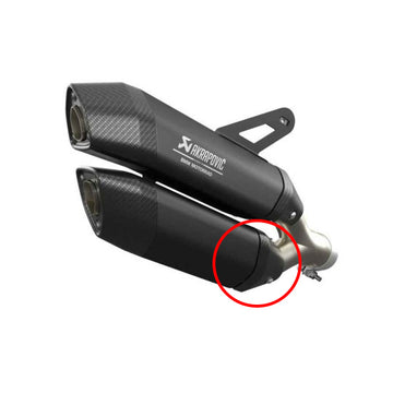 BMW R1300GS - (2023-2026) Akrapovic BMW First Fit Exhaust Replacement Lower Carbon Heatshield