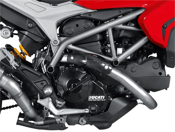 DUCATI Hypermotard 821 - (2013-2015) Akrapovic Carbon heat Shield To Replace OEM Heat Shield On Header