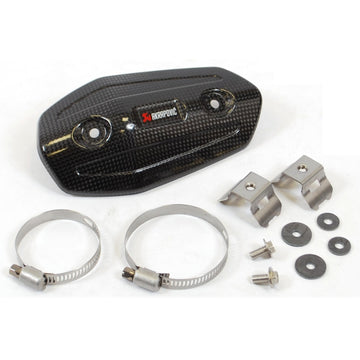 KAWASAKI Versys 1000 - (2015-2016) Akrapovic Optional Carbon Fibre Heat Shield With Fitting Assembly