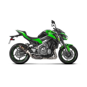 KAWASAKI Z900 - (2020-2024) Akrapovic Optional Carbon Fibre Heat Shield (Mounts To Kawasaki Pre-Silencer Box - Can Not Be Used With Akrapovic Optional Header Set)