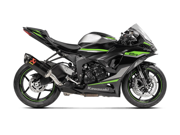 KAWASAKI ZX-6R - (2013-2018) Akrapovic Optional Carbon Hanger Bracket - DOES NOT Retain Pillion Footrests