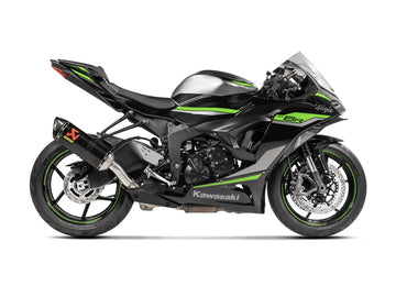 KAWASAKI ZX-6R - (2024-2026) Akrapovic Optional Carbon Hanger Bracket - DOES NOT Retain Pillion Footrests