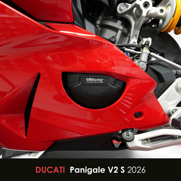 GB Racing Ducati Hypermotard V2 V2 SP 2026; Desert X 2026; Monster & Monster + 2026; Multistrada V2 & V2 S 2025-2026; Streetfighter V2 & V2 S 2025-2026; Panigale V2 & V2 S 2025-2026 Stock Secondary Engine Cover - Alternator/Generator