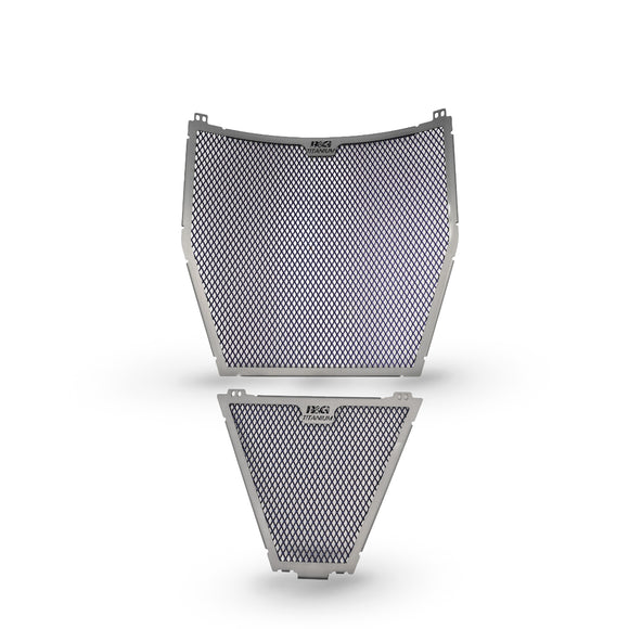 Racing Titanium Radiator Guard and Oil Cooler Guard Kit for Ducati Panigale V4, V4S and Speciale V4 ’20- Models