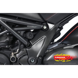 DUCATI Diavel 1200 (2011-2019) Ilmberger Carbon Frame Cover Left side - (Matt Finish)