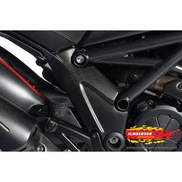 DUCATI Diavel 1200 (2011-2019) Ilmberger Carbon Frame Cover Right side - (Matt Finish)