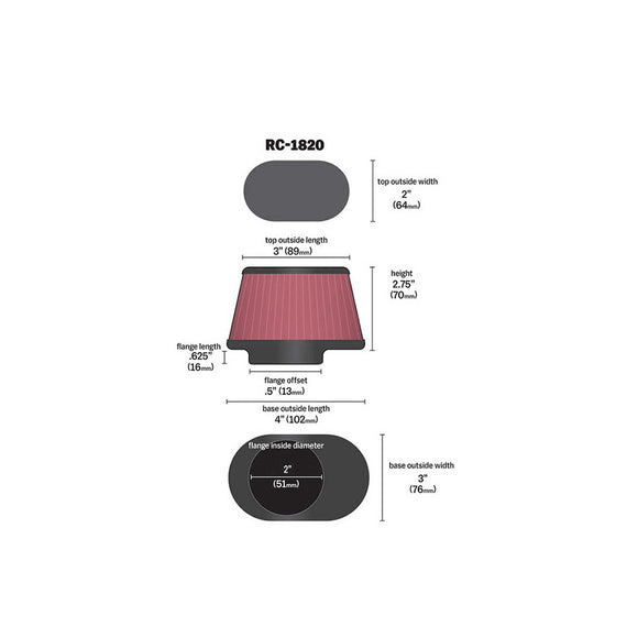 Yamaha SZR660 1996 - 1998 K&N Performance Air Filter