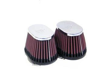 Yamaha RD350LC 1980 - 1983 K&N Performance Air Filter Kit - 2 Individual Tapered Filters