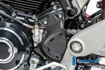 DUCATI Scrambler 1100 Tribute Pro (2022-2024) Ilmberger Carbon Sprocket Cover - Gloss