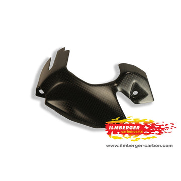 DUCATI 899 Panigale (2014-2016) Ilmberger Carbon Front Sprocket Cover - Satin Finish