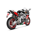 APRILIA RSV4 1100 Factory - (2019-2020) Akrapovic Carbon Silencer Evolution 4-1 Complete Evolution Titanium System - Race Removable Baffle