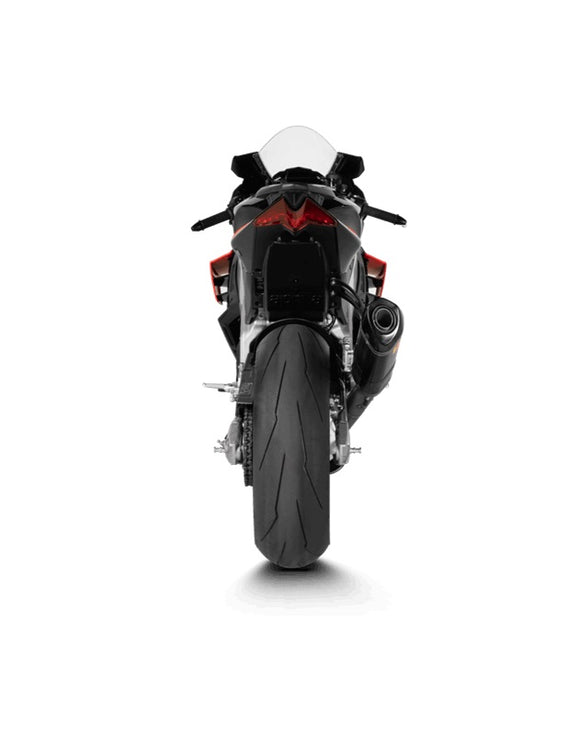 APRILIA Tuono V4 / Factory - (2021-2024) Akrapovic Carbon Silencer Evolution 4-1 Full System - Race Removable Baffle