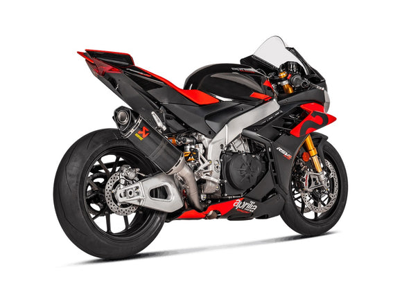 APRILIA Tuono V4 / Factory - (2021-2024) Akrapovic Carbon Silencer Slip-On Kit - Race Removable Baffle