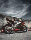 APRILIA Tuono V4 / Factory - (2021-2024) Akrapovic Carbon Silencer Slip-On Kit - Race Removable Baffle