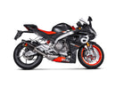 APRILIA RS660 / Factory - (2020-2024) Akrapovic Carbon Silencer Road legal 2-1 Full System - Road Legal