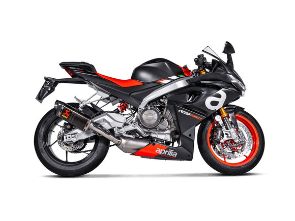 APRILIA RS660 / Factory - (2020-2024) Akrapovic Carbon Silencer Road legal 2-1 Full System - Road Legal