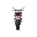 APRILIA Shiver 900 - (2017-2020) Akrapovic Titanium Silencer Twin Slip-On Kit - Carbon Outlet Caps - Road Legal