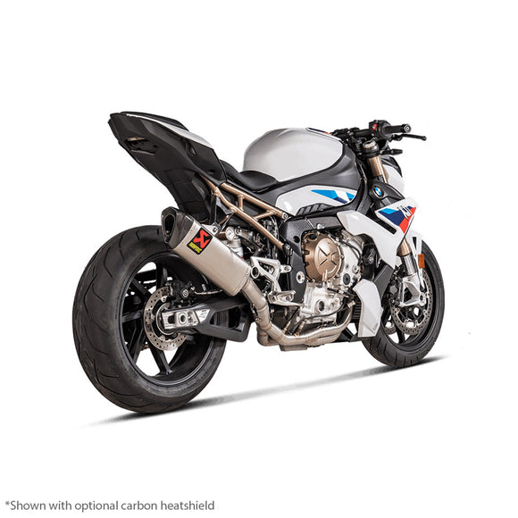 BMW M1000R Naked - (2023-2026) Akrapovic Titanium Silencer Complete Titanium 4-2-1 Evolution System - Race (Optional Baffle Available)