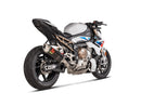 BMW S1000R Naked - (2021-2026) Akrapovic Full System (Carbon Silencer & Titanium Headers) - Race (Optional Baffle Available)