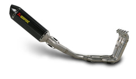 BMW S1000RR HP-4 - (2013-2014) Akrapovic Carbon Silencer Complete Stainless 4-2-1 System - Hexagonal Silencer