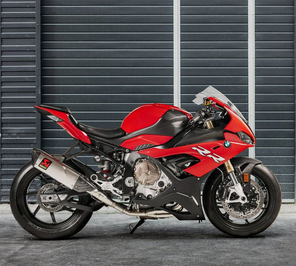 BMW S1000RR - (2019-2026) Akrapovic Titanium Silencer Complete Stainless 4-2-1 System - Race (Optional Baffle Available)