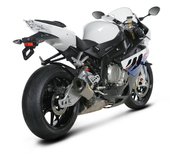 BMW S1000RR - (2010-2014) Akrapovic Titanium Silencer Slip-On Kit (With Carbon Heat Shield) - Conical - Road Legal