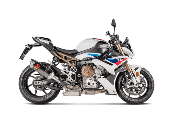 BMW S1000R Naked - (2021-2026) Akrapovic Carbon Silencer Slip-On Kit - Road Legal