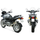 BMW R1150GS - (1999-2003) Akrapovic Titanium Silencer Slip-On Kit (To OE Collector) - Road Legal Removable Baffle