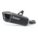 BMW R1200GS Adventure - (2014-2016) Akrapovic Titanium Silencer Slip-On Kit - (Includes Carbon Heat Shield) Black Finish - Road Legal Removable Baffle