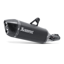 BMW R1250GS Adventure - (2019-2023) Akrapovic Titanium Silencer Slip-On Kit - (Includes Carbon Heat Shield) Black Finish - Removable Baffle