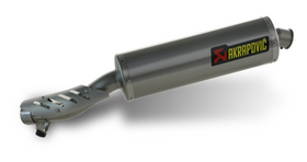 BMW R1200GS - (2008-2009) Akrapovic Titanium Silencer Slip-On Kit  - Road Legal Removable Baffle