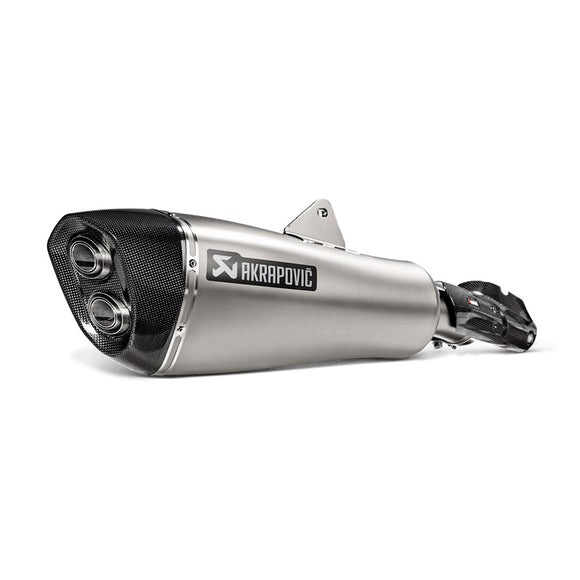 BMW R1250RT - (2019-2024) Akrapovic Titanium Silencer Slip-On Kit - Road Legal