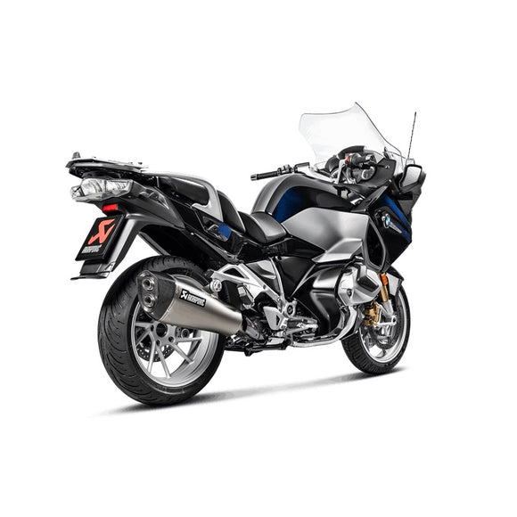 BMW R1250RT - (2019-2024) Akrapovic Titanium Silencer Slip-On Kit - Road Legal