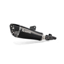 BMW R1250R - (2019-2024) Akrapovic Black Titanium Silencer Slip-On Kit - Road Legal