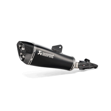 BMW R1250R - (2019-2024) Akrapovic Black Titanium Silencer Slip-On Kit - Road Legal