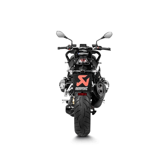 BMW R1250R - (2019-2024) Akrapovic Black Titanium Silencer Slip-On Kit - Road Legal