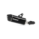 BMW R1250GS - (2019-2023) Akrapovic Titanium Silencer Slip-On Kit - (Includes Carbon Heat Shield) Black Finish - Road Legal