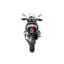 BMW R1250GS - (2019-2023) Akrapovic Titanium Silencer Slip-On Kit - (Includes Carbon Heat Shield) Black Finish - Road Legal