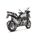 BMW R1250GS - (2019-2023) Akrapovic Titanium Silencer Slip-On Kit - (Includes Carbon Heat Shield) - Road Legal