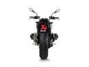 BMW R 12 nineT - (2024-2026) Akrapovic Black Coated Twin Stacked Silencer Slip-On Kit - Road Legal