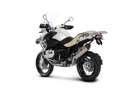 BMW R1200GS Adventure - (2010-2013) Akrapovic Titanium Silencer Slip-On Kit - Hexagonal - Road Legal Removable Baffle