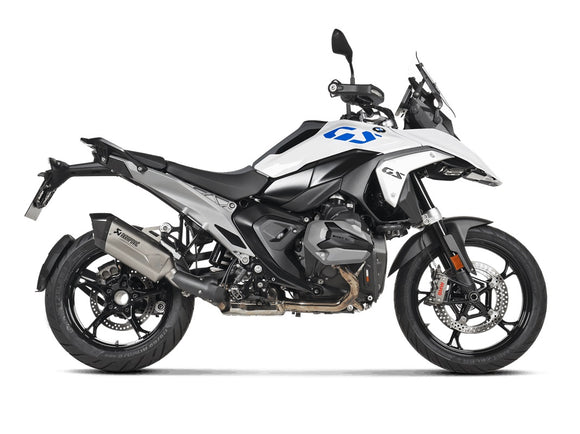 BMW R1300GS - (2023-2026) Akrapovic Titanium Silencer Slip-On Kit - Road Legal