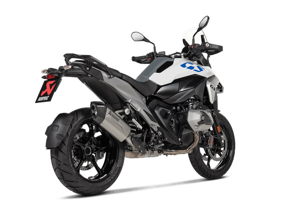 BMW R1300GS Adventure - (2024-2026) Akrapovic Titanium Silencer Slip-On Kit - Road Legal