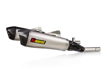 BMW K1600GT / GTL - (2025-2026) Akrapovic Titanium Silencer Slip-On Kit (Includes Carbon Heat Shields) - Twin Conical  - Road Legal