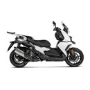 BMW C400GT - (2019-2023) Akrapovic Titanium Silencer Slip-On Kit With Carbon Heat Shield - Road Legal