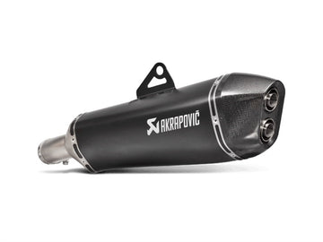 BMW F800GS - (2008-2016) Akrapovic Titanium Silencer Slip-On Kit (To OE Collector) - Road Legal