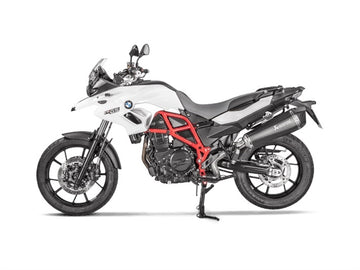 BMW F800GS - (2008-2016) Akrapovic Titanium Silencer Slip-On Kit (To OE Collector) - Road Legal